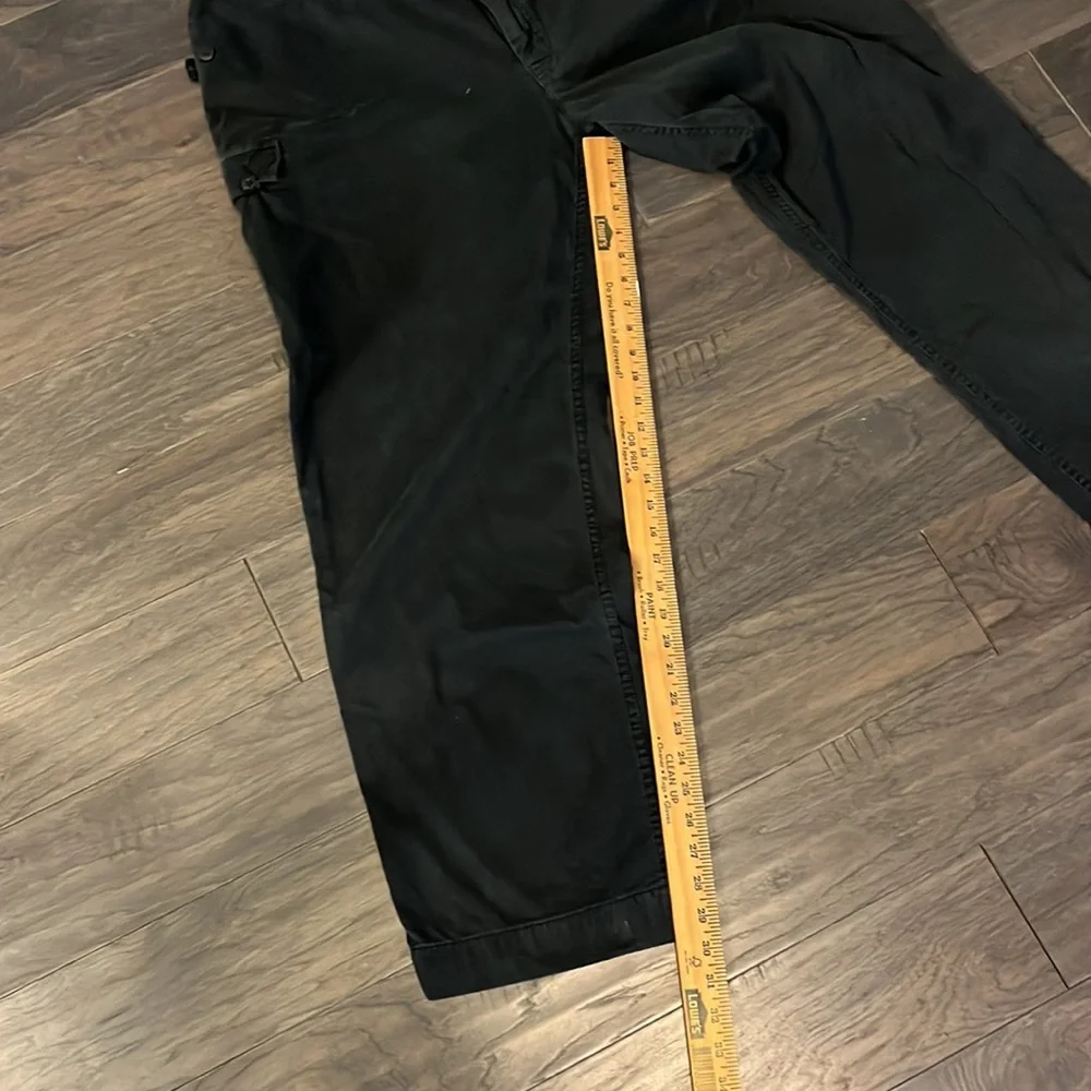 Polo Ralph Lauren Cargo Pants Mens Size 42x32 vintage black chino pockets